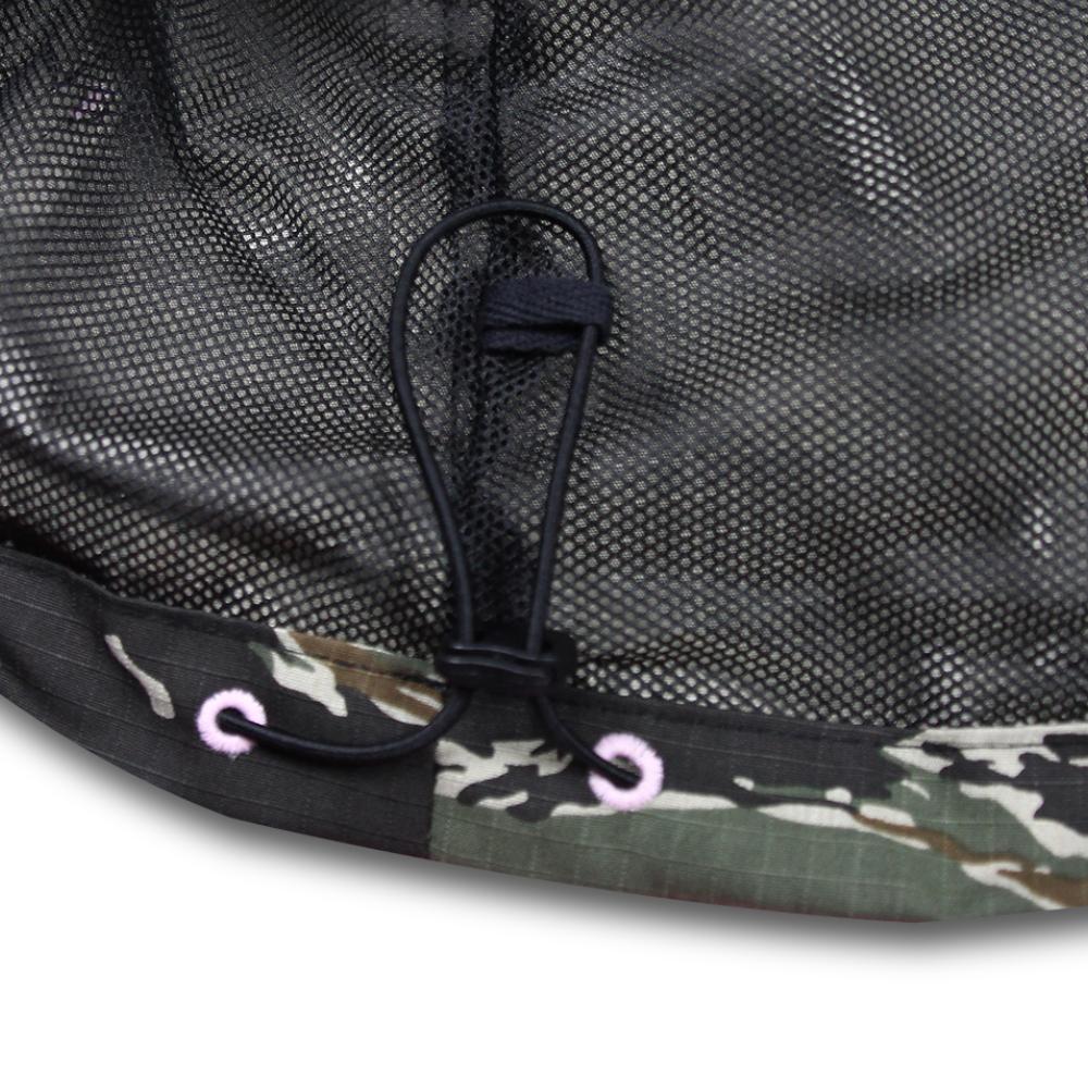 Weirdworld Camouflage Wave Logo Zip-Up Hoodie Tiger Camo