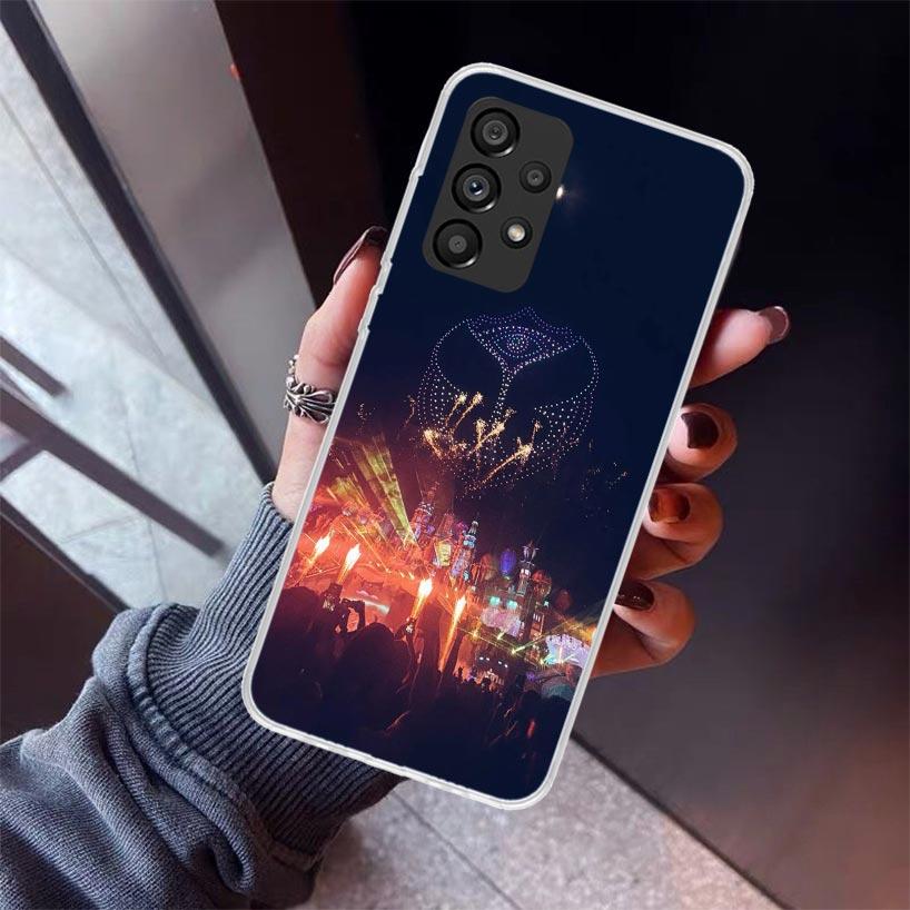 Music Festival Tomorrowlands Phone Case For Samsung Galaxy A12 A52S A42 A32 A22 A51 A50 Note 20 Ultra 10 S10 Plus A71 A70 A31 A3