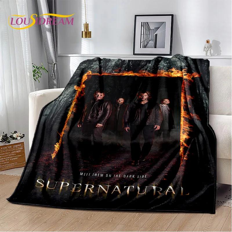 3D SPN Сверхъестественное Знак Дин Сэм Плед, Мягкий Плед для Дома Спальни Кровати Дивана Пикника Путешествия Офиса Покрывало Детский Подарок