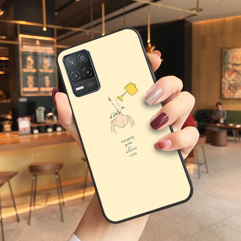 Чехол для телефона с художественным цветочным словом и цитатами для OPPO Realme GT 2 Pro X2 Pro XT C25S 8 7 6 Pro 6i GT Master C3 C21 C21Y C11 X3 SuperZoom
