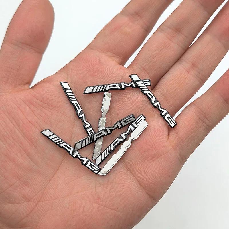 Металлические эмблемы-наклейки для стайлинга интерьера Mercedes-Benz (W205, W211, W204, W212, W176, W221, W169, W177)