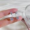 Изысканные серьги с крупным цирконием 2024 года — корейский стиль, универсальные и роскошные эффектные серьги