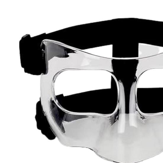 Спортивный защитный чехол для лица, защита для носа, высокопрочный, ударопрочный, прозрачный, баскетбольный, футбольный, тренировочный, защитный чехол для лица