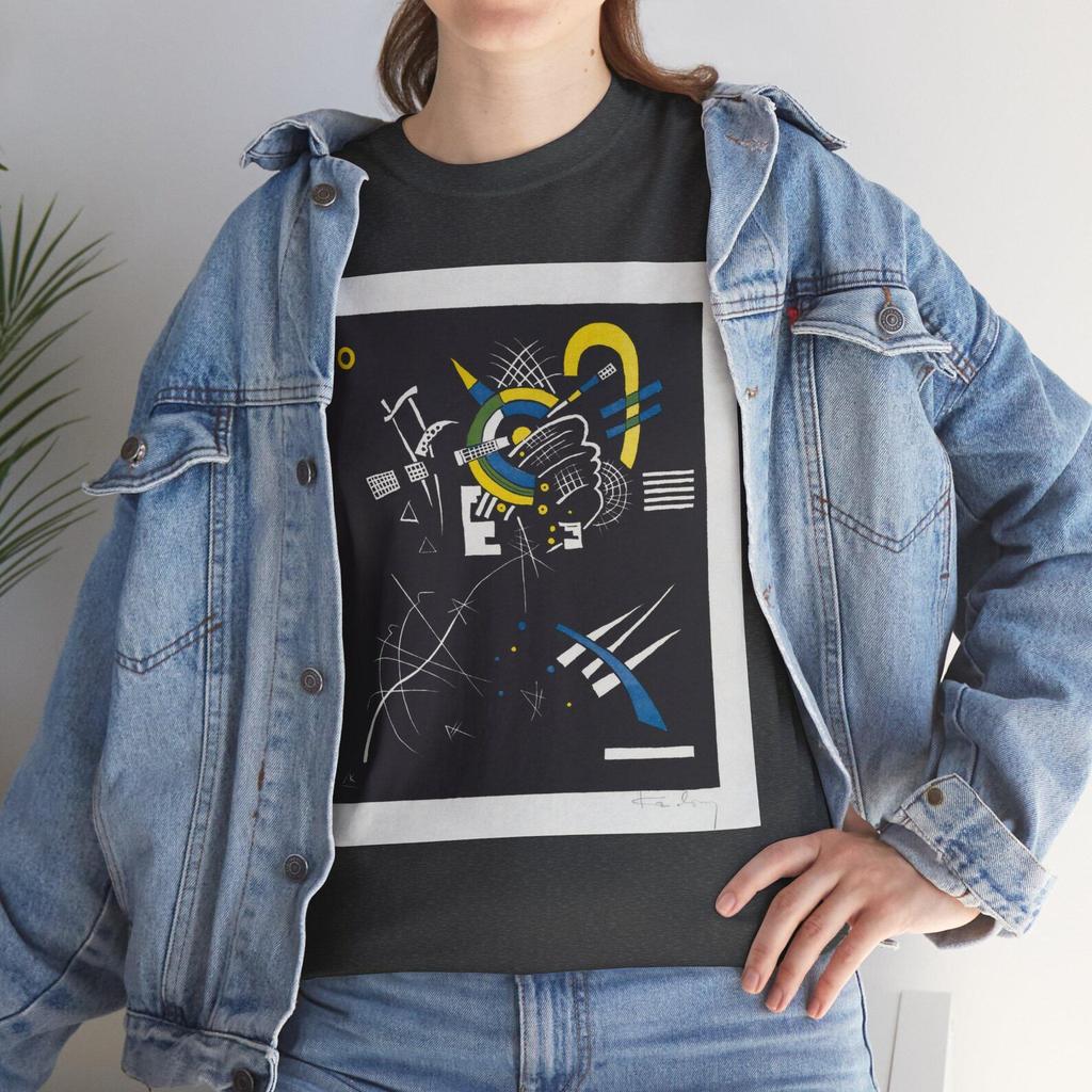 Kandinsky Art Print T-Shirt and kids tshirt, Small Worlds VII, Abstract Geometric Tee