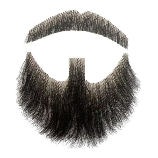 2 шт. Искусственная борода эспаньолка усы ручной работы невидимое кружево волосы на лице накладная эспаньолка борода Хэллоуин наряжаться мужской макияж драма вечеринка кинореквизит