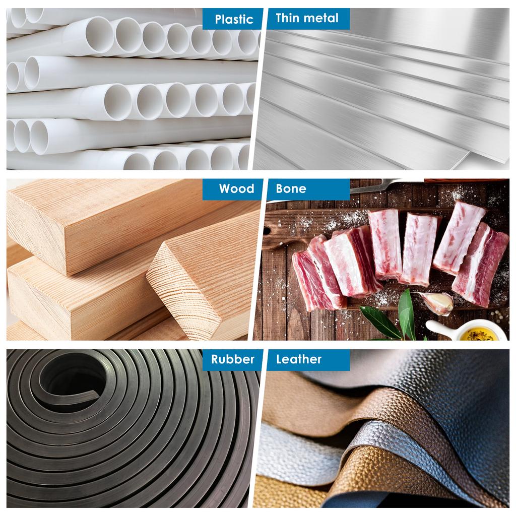 22/24Pcs Coping Saw Blades 15/18/24TPI High Carbon Steel Cutting Saw Blades Woodworking Tools for Wood Plastic Metal Cutting