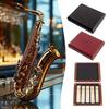 Clarinet Reed Case 10 Slots Saxophone Clarinet Holder Box with Magnetic Closure for Alto Tenor Soprano Saxophone Reeds