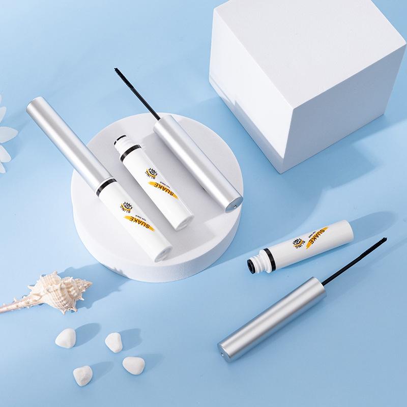 Waterproof Mascara Natural Three-dimensional Dense Slender Curl Long Lasting Quick Drying Non-smudding Long Lasting Eyelash Primer for Women