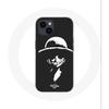Чехол - Maniacase - Iphone 14 - One piece Манга Луффи Арт - Гибкий - Черный
