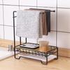 1pc Kitchen Shelf, Iron Sink, Drainage Rag Rack, Multifunctional Sponge Organiser, Towel Drainage Rack