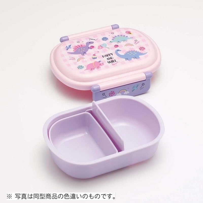 Skater Ariel 24 Dishwasher-Safe Soft Lid Tight Lunch Box, Oval, 360ml Trio Set (Chopsticks, Spoon, Fork), Cup, Cup Bag, Lunch Drawstring Bag,