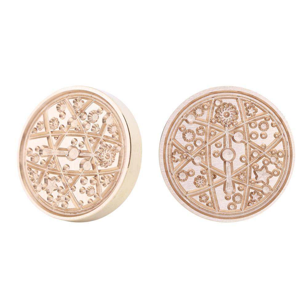 Ретро Звездное небо Печать сургучной головкой Огненная краска для открыток DIY Конверты Марки