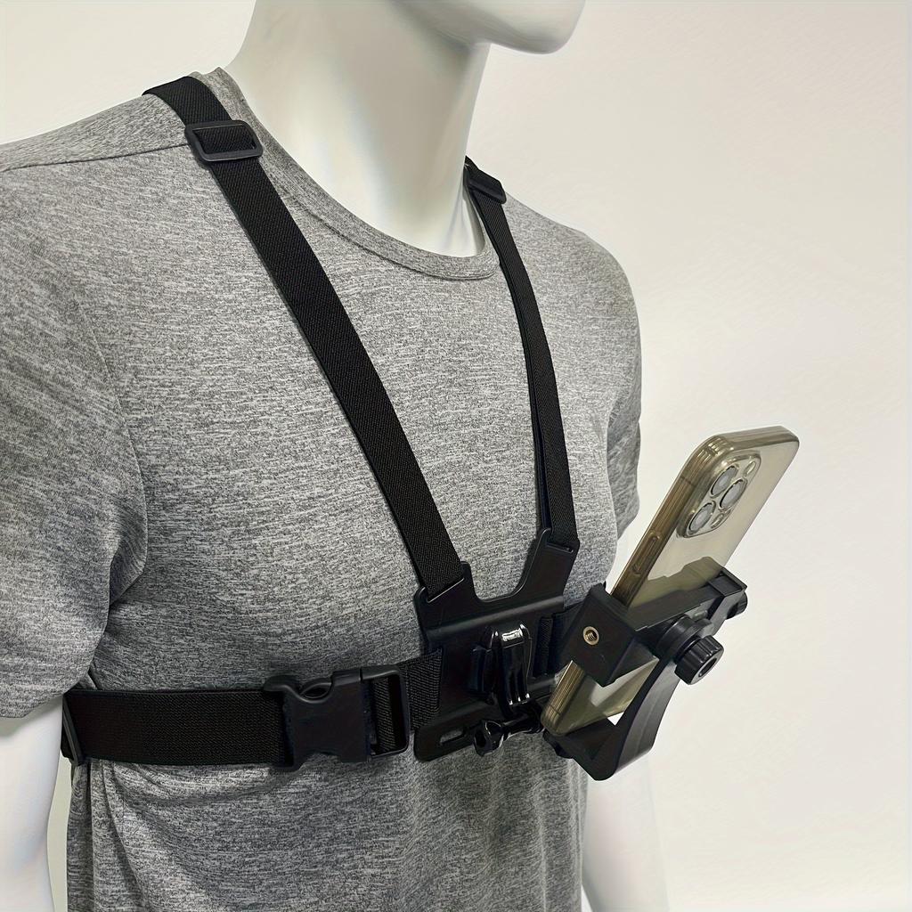 Chest-mounted Mobile Phone Holder First-person Perspective Chest Strap Headband Sports Camera Chest-mounted Shooting Outdoor Live Broadcast Bracket