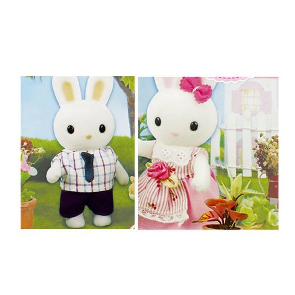 Семейная кукла One&one Kongji Rabbit, 1 комплект, Популярные игрушки для корейских детей