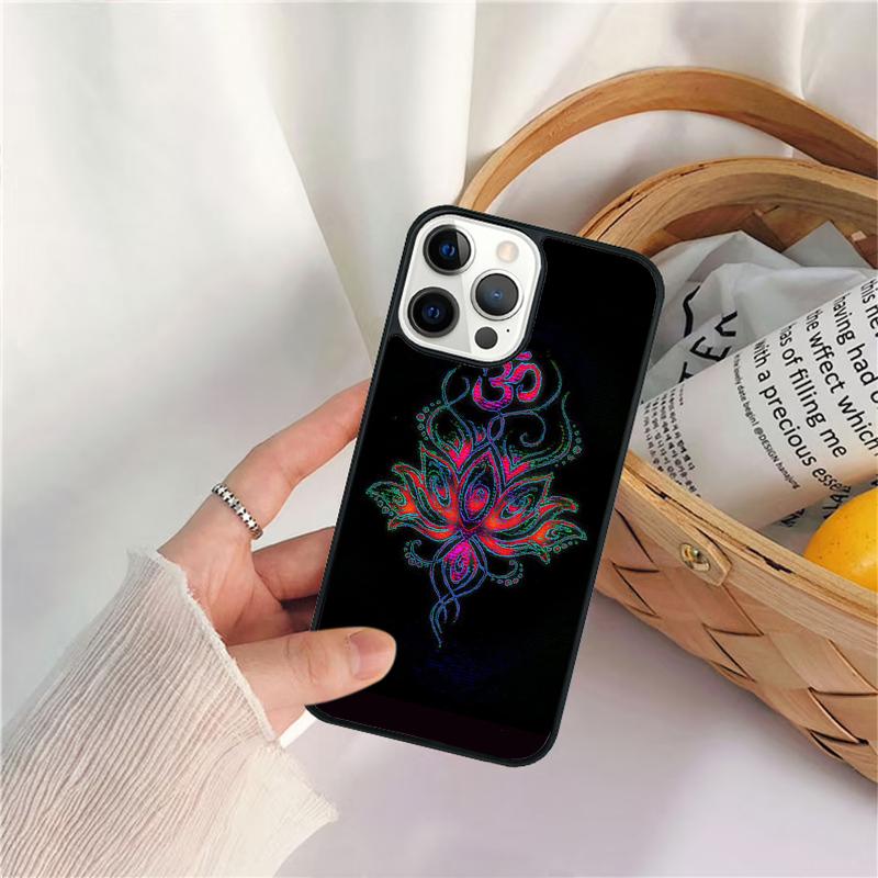 Aum om Намасте Символ Дзен Йога Чехол для телефона Для iPhone 17 Air 16 15 14 11 12 13 Pro MAX Plus coque Чехол Оболочка