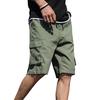 Мужские летние хлопковые брюки с пятью точками Tooling Beach Sports and Vacation Ins Summer Korean Version of The Trend of Loose Shorts Men