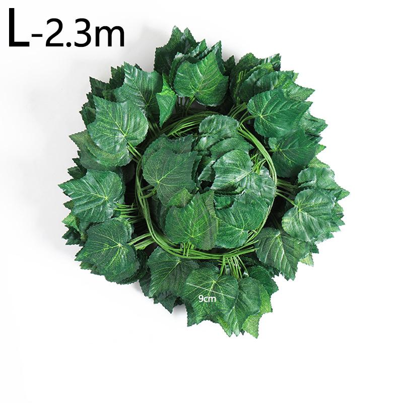 Simulated Vine Vine Vine Decoration Green Leaf Garden Ceiling Decor Climbing Tiger Vine Leaf Green Plant Simulation Plant Home Decor