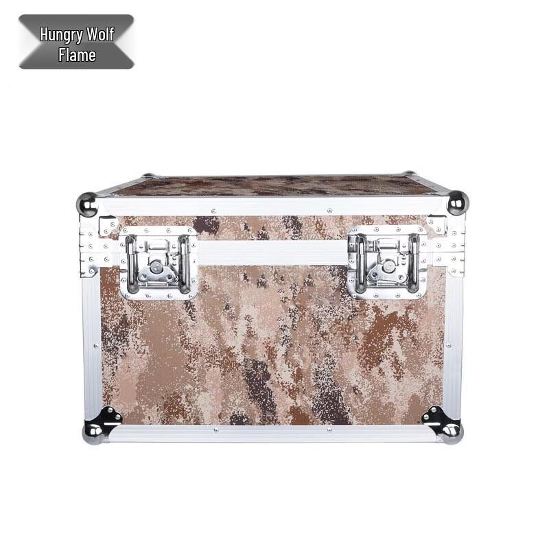 Wolf Flame Camo Aluminum Alloy Moisture-Proof Equipment Flight Case
