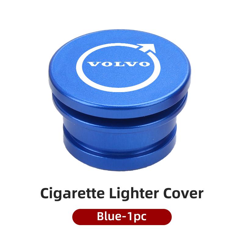 cujgl8 Metal Car Cigarette Lighter Cover Decorative Cover DustProof Dust Cover Auto Accessories For Volvo XC60 S60 V70 XC90 S70 XC70