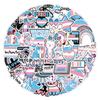60pcs Cute LGBT Transgender Pride Stickers Car Notebook Laptop Skateboard Guitar Fridge Cartoon DIY Vinyl Decal Sticker
