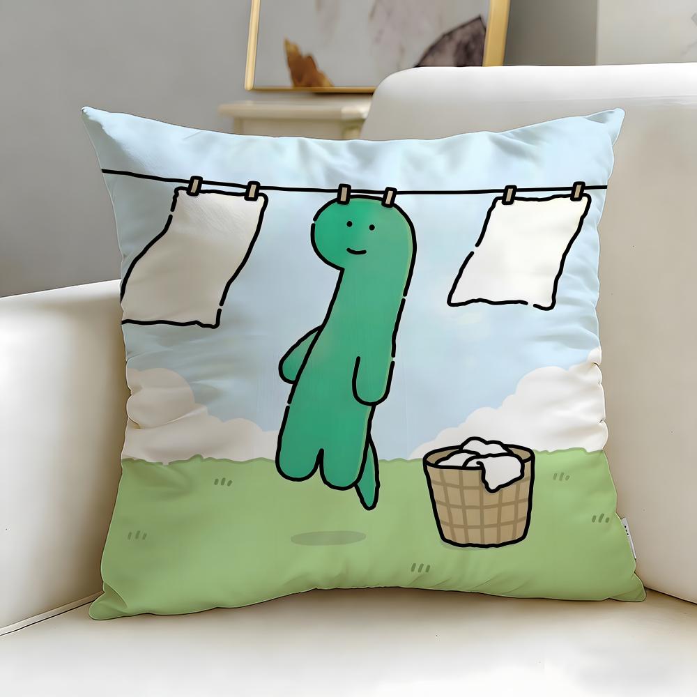 popular cartoon JOGUMAN Cushion Cover Soft & Easy-Wash Pillow Case – Versatile for Couch, Bed, Travel and Office