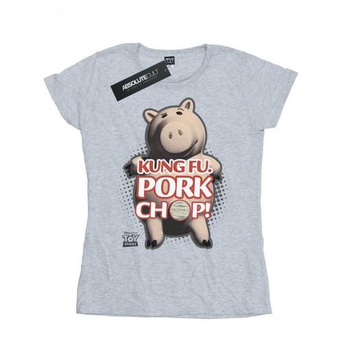 Disney Womens/Ladies Toy Story Kung Fu Pork Chop Cotton T-Shirt