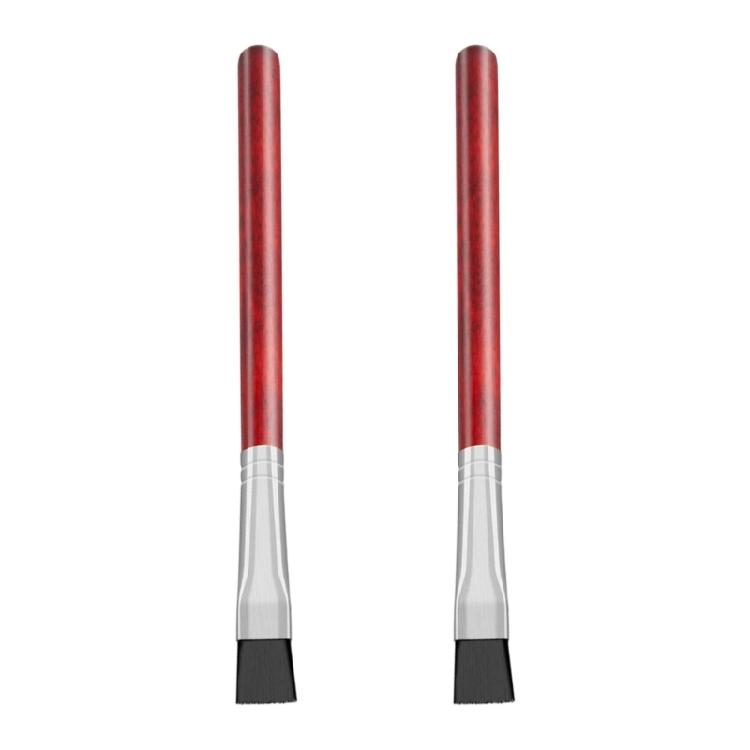 2 профессиональные щетки для чистки часов с деревянной ручкой и тремя видами щетины для детального ремонта.