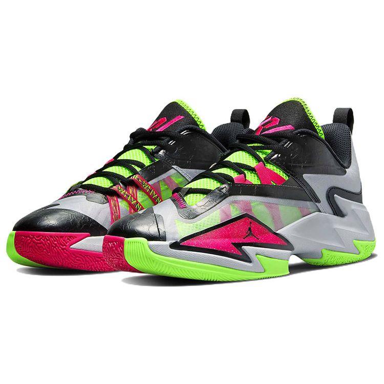 Мужские кроссовки Air Jordan One Take 3 PF серый волк розовый прайм DC7700-002