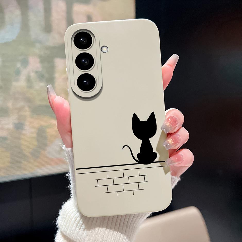 For Samsung Galaxy S26 Plus Ultra Case Pretty Sweet Girls Liquid Silicone Bumper Cover For SamsungS26 Ultra GalaxyS26Plus Fundas