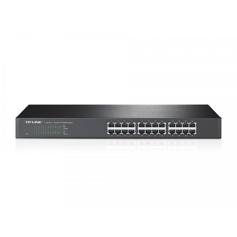 Tp-Link Rack Switch - 24 Ports At 10/100 Mbps - Tecnologia Verde-TL-SF1024