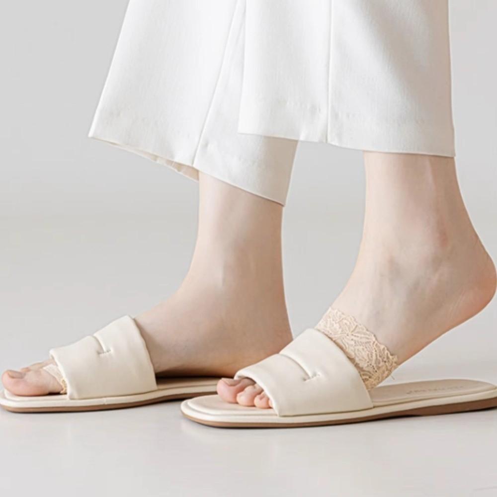 1 Pair Thin Forefoot Pads Lace Invisible Socks Dancing Socks No Show Socks Spring