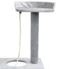 Cat Tree - vidaXL - 150 Cm - Grey - Sisal - Soft Plush