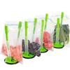 Plastic Anti-slip Hands-Free Washable Sealed Storage Bag Holder Bag Bracket Bag Clip Baggy Rack