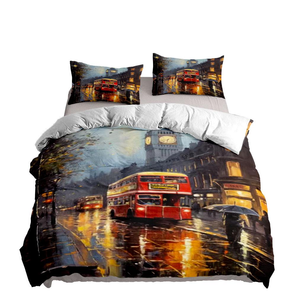 Rainny London Классический пододеяльник Комплект постельного белья King Queen Double Full Twin Single Size
