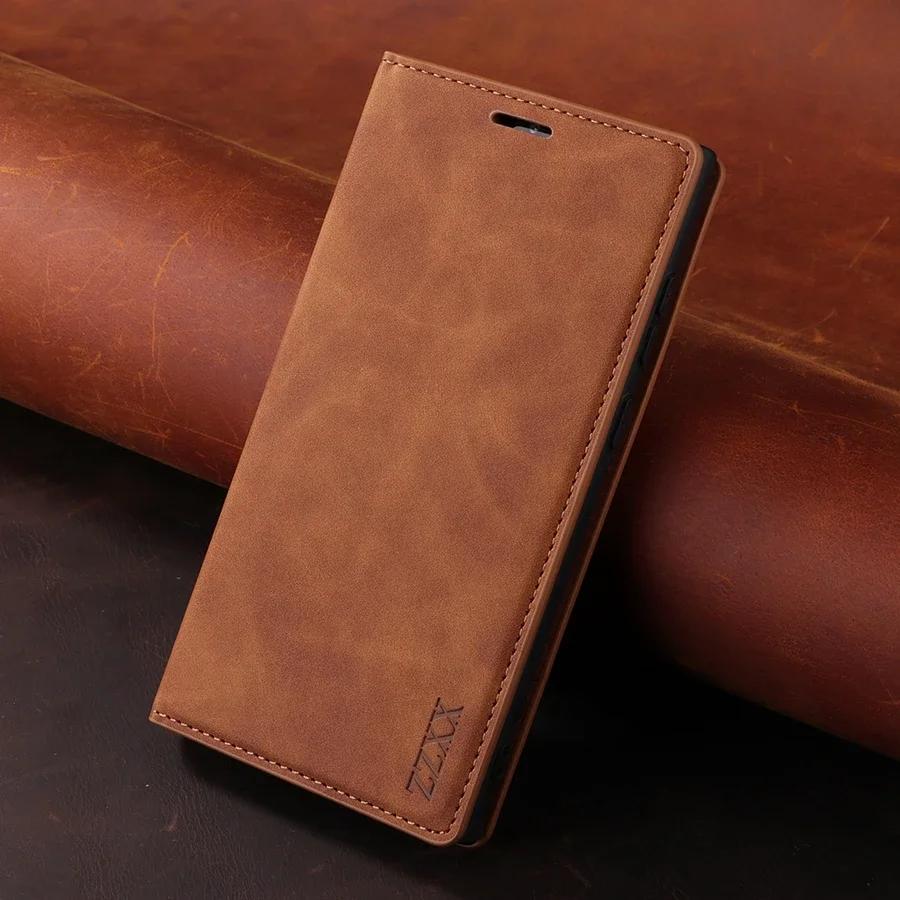Кожаный чехол-книжка с магнитной застежкой для Samsung Galaxy A02s A03 A04s A10 A11 A12 A20 A21s A22 A23 A31 A32 A33 5G A50s A51 A52 A71