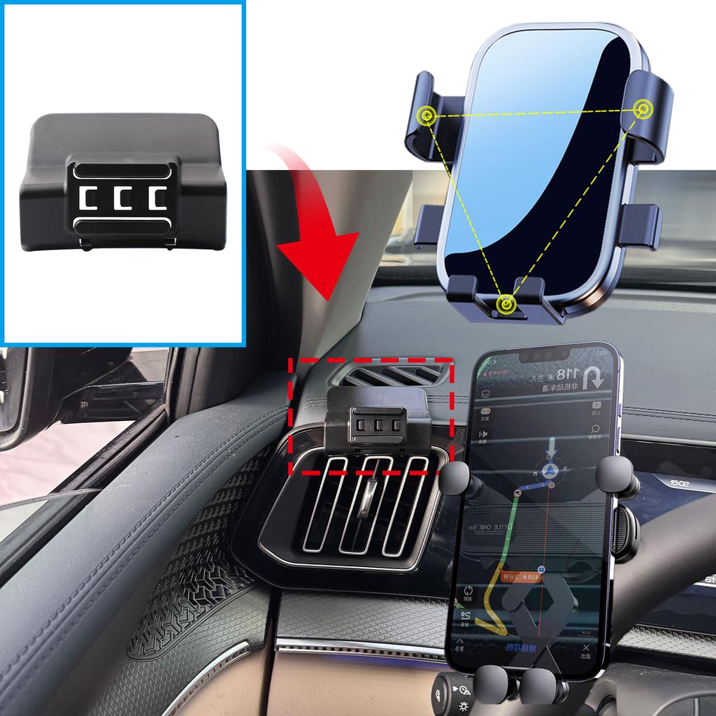 Для BYD Seal U Song Pro Max EV 2025 2025 Автомобильный держатель для мобильного телефона Навигационный кронштейн Стойка для навигации Автоаксессуары