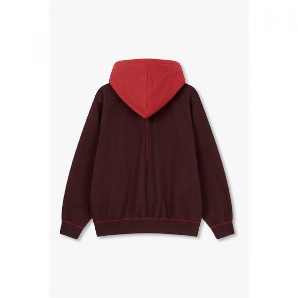 Studio Tomboy Oversized Color Block Hoodie Sweatshirt 9106322105ct