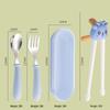 Портативный набор столовых приборов Wutuo из нержавеющей стали для детей