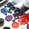 100 шт./пакет Подсолнух Эмалевые Восковые Гранулы Полупрозрачный Цвет DIY Приглашение Конверт Печать Полный Набор Материалов для Изготовления Воска