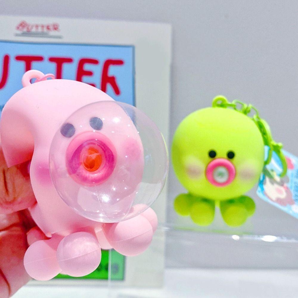 Силиконовый кулон в виде осьминога Blow Bubble, сжимающий осьминог, брелок для ключей от машины, аксессуары