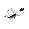 Camper RV Door Latch Locks Handle for Trailers Easy Install Silver