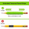 8 Pack Textured Pencil Grips for Kids, Teens, Adults, Silicone Sensory Fidget Sleeves for ADHD, Autism, Anxiety & Stress Relief (Color 3)
