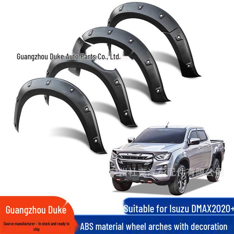 Брызговики с заклепками, устойчивые к царапинам, для колесной арки Isuzu DMAX 2021+