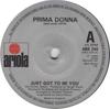7-дюймовая пластинка PRIMA DONNA - Just Got To Be You ARO244 Ariola 1980 UK Поп Б/У