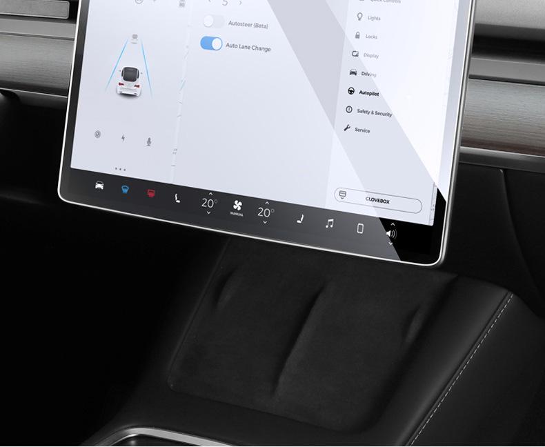 Комплект защиты экрана и консоли для Tesla Model 3/Y Yoke: Закаленное стекло и HD-пленка