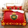 3D Print Morocco Flag Bedding Set Boys Girls Twin Queen Size Duvet Cover Pillowcase Bed Kids Adult Fashion Home Textileextile