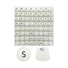 Ergonomic Design Nail Art Keyboard Raisers Silicone Self-adhesive Keyboard Covers 64 Keycaps Dust Proof Nail Typing Artifact