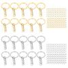 220pcs Gold DIY Keychain Rings Silver Keychain Rings Kit Split Keychain Rings  Jewelry Making