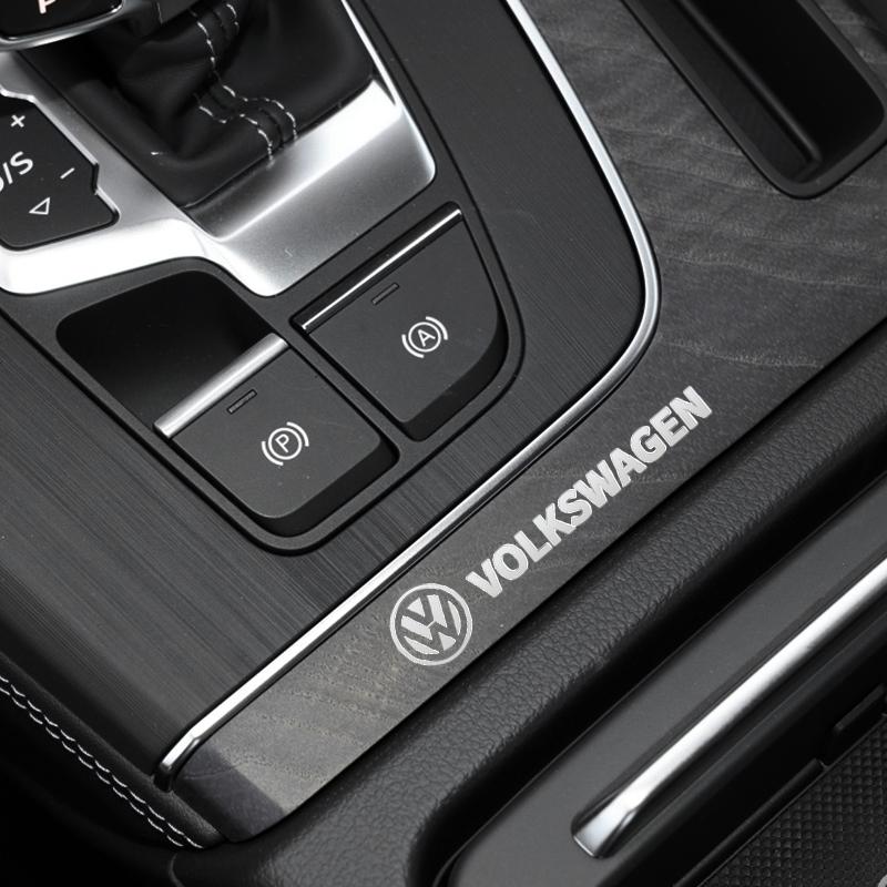 2026 Горячий Для VW VOLKSWAGEN Наклейка на интерьер автомобиля 3D Металлический логотип Декаль Наклейка на аудиосистему и кнопки автомобиля Для Volkswagen VW Scirocco GOLF