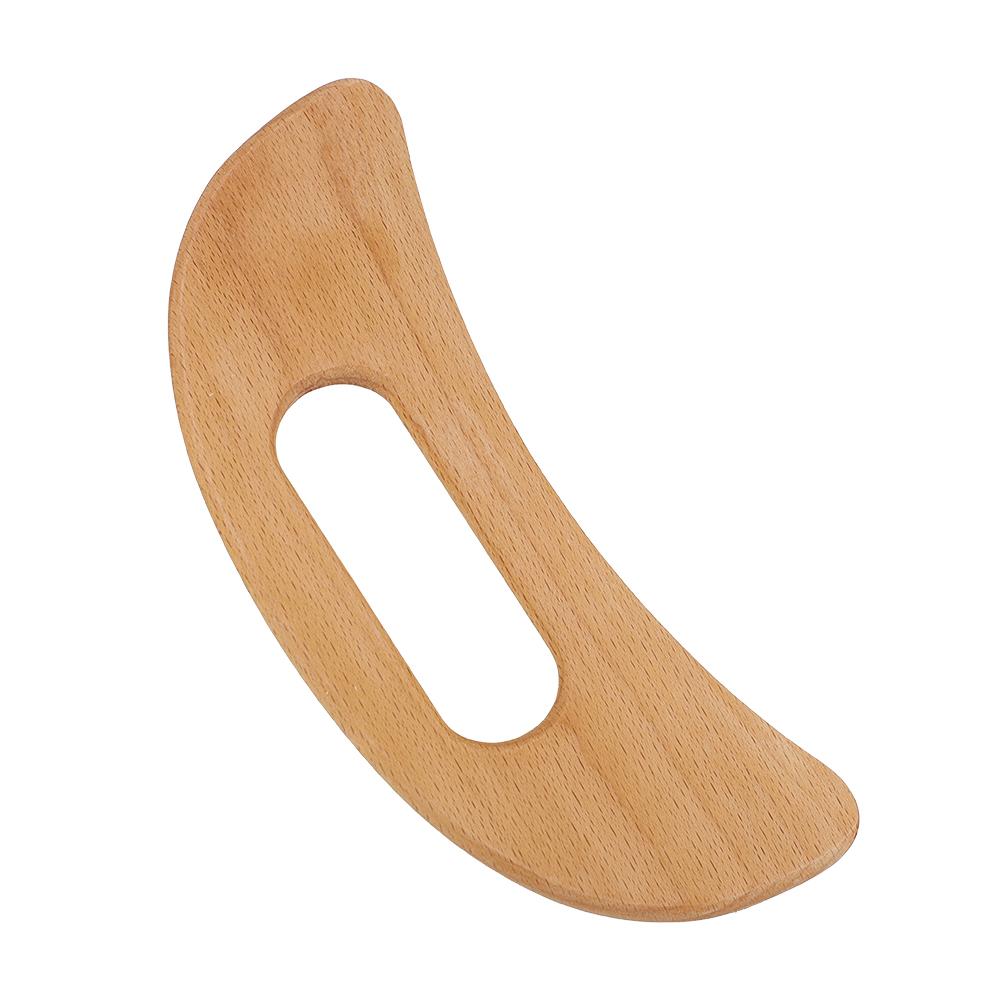 1PCS Wooden Gua Sha Massage Tool Anti Cellulite Massager Wood Therapy Lymphatic Drainage Paddle Body Shaping Muscle Relaxation